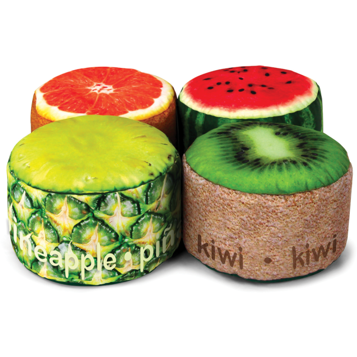 Mini Fruit Beanbags - Set of 4