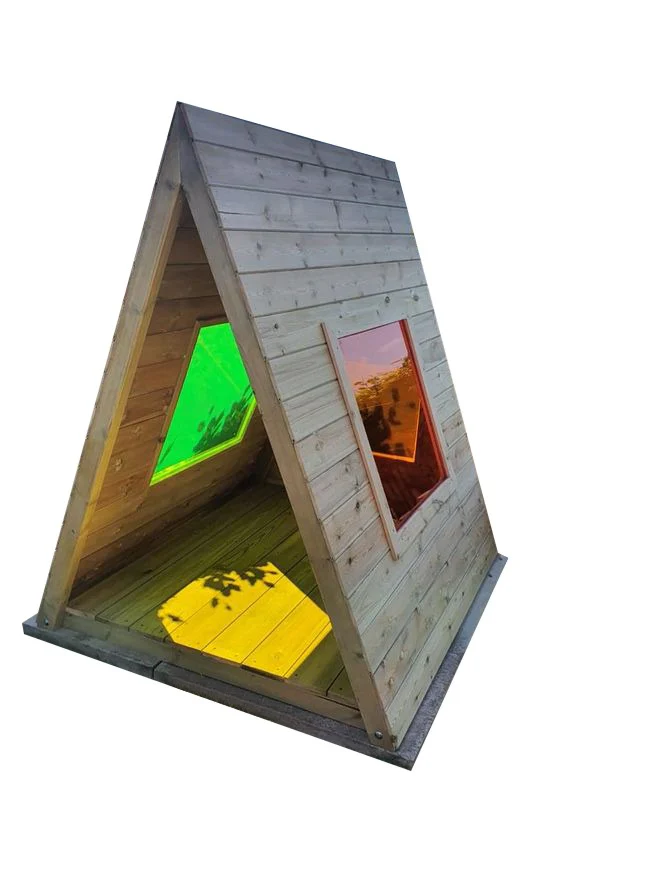 戶外彩虹小木屋